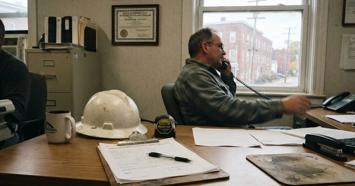Roofing contractor laws, permits and your rights in Connecticut