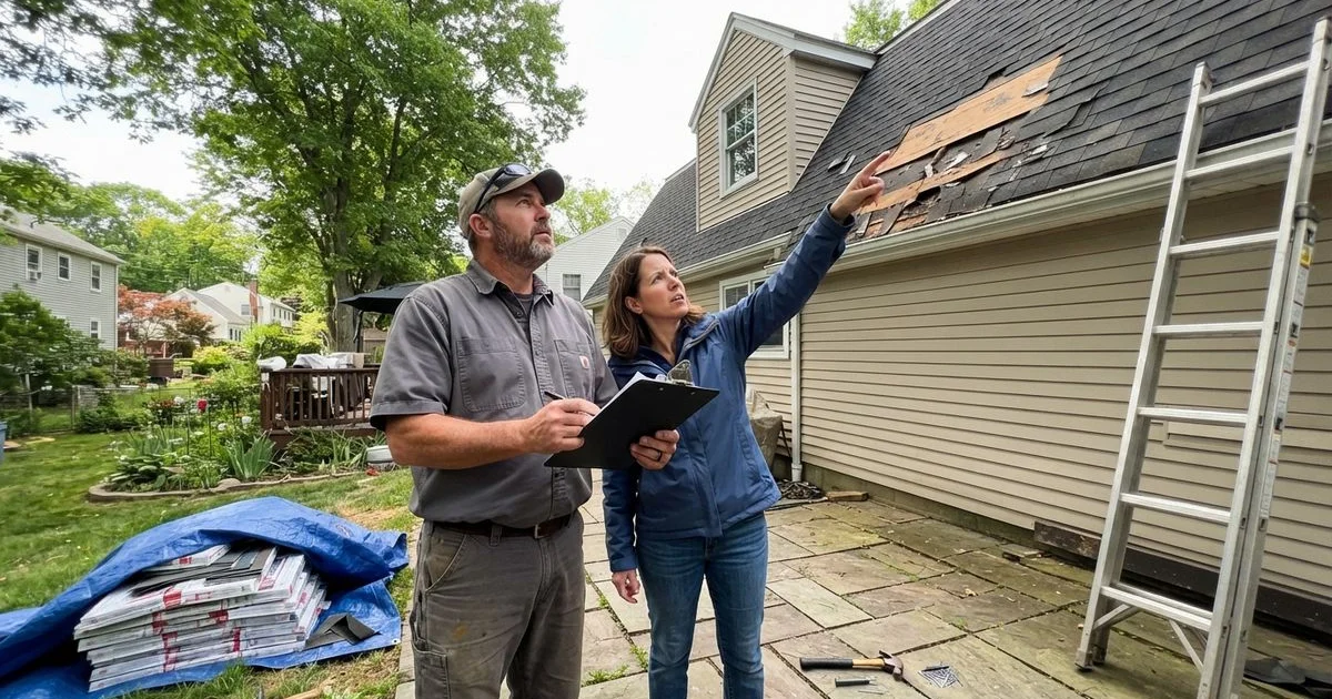 Does homeowners insurance cover a roof replacement in Connecticut?